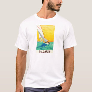 Vintage Sail Boats French Travel T-Shirt