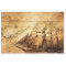 Vintage Sailboat & Map Decoupage Tissue Paper