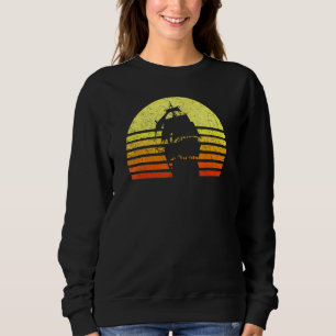 Vintage Sailing Pirate Ship Captain Nautical Sailb Sweatshirt