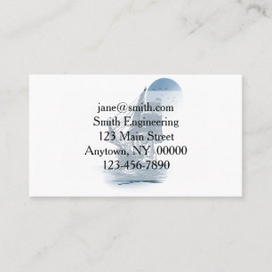 Vintage sailing ship - Choose background color Business Card