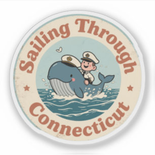 Vintage Sailing Through Connecticut Whale