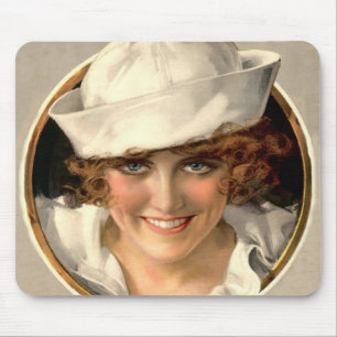 Vintage Sailor Girl Mousepad
