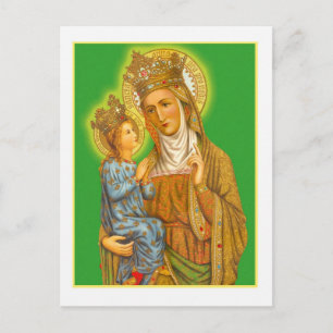 Vintage Saint Anne and the Virgin Mary Postcard