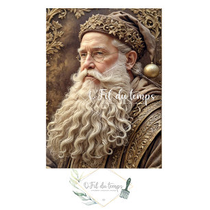 Vintage Saint-Nic Découpage Paper