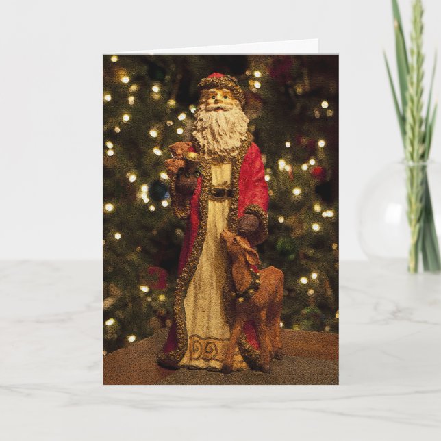 Vintage Saint Nicholas T1 Holiday Card (Front)