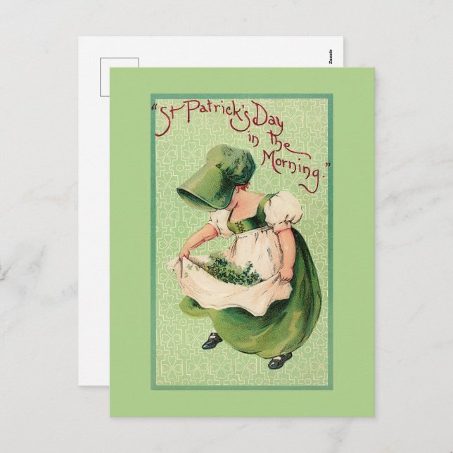 Vintage Saint Patrick's Day Holiday Postcard (Front/Back)