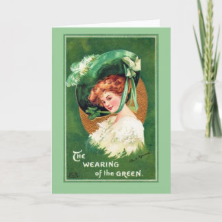 Vintage Saint Patrick's Day Notecard