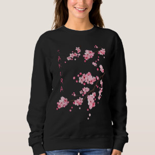 Vintage Sakura Cherry Blossom Japanese Graphical A Sweatshirt