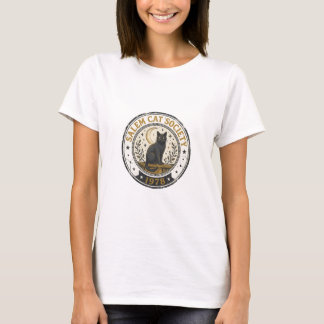Vintage Salem Cat Society 1978 Black Cat Retro T-Shirt