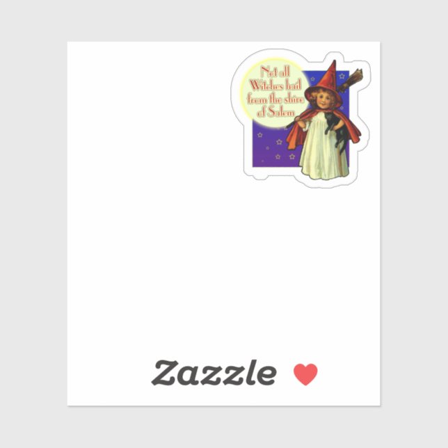 Vintage SALEM Witch 2 (Sheet)