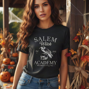Vintage Salem Witch Academy Halloween Tri-Blend Shirt