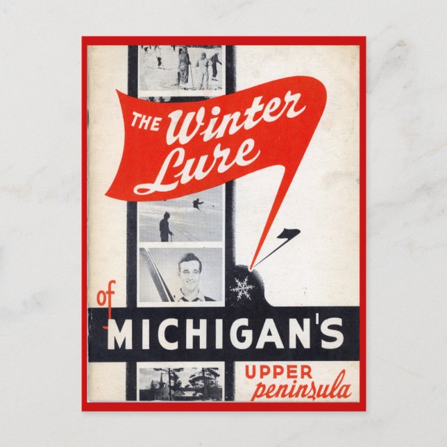 Vintage Sales, Michigans, Upper Peninsula Postcard (Front)