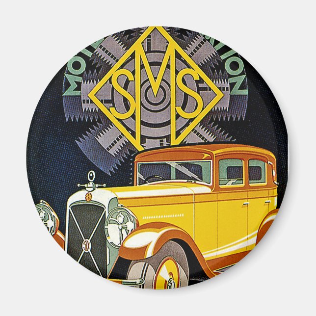 Vintage Salmson Automobile Ad Magnet (Front)