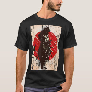 Vintage Samurai Warrior Bushido Code Japanese Swor T-Shirt