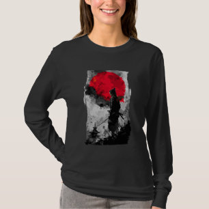 Vintage Samurai Warrior Retro Japanese Bushido Fig T-Shirt