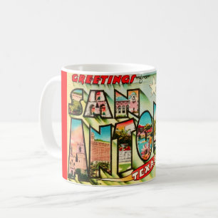 Vintage San Antonio Postcard Mug