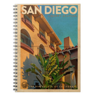 Vintage San Diego Notebook