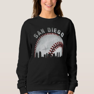 Vintage San Diego Skyline City Baseball Sweatshirt