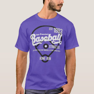 Vintage San Francisco Baseball Est 1883 Baseball F T-Shirt