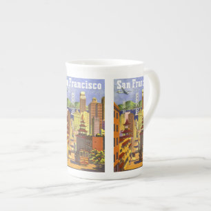 Vintage San Francisco Bone China Mug