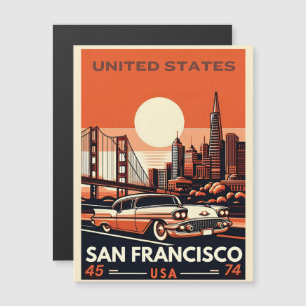 Vintage San Francisco City classic car, California