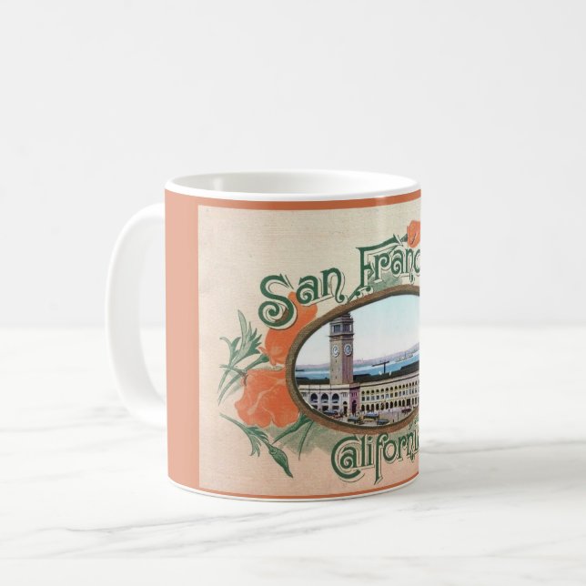 Vintage San Francisco Mug (Front Left)