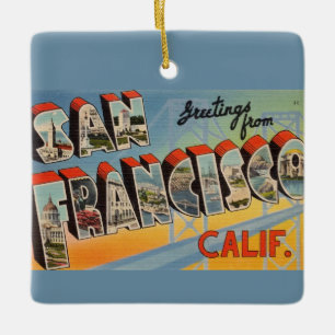 Vintage  San Francisco  Ornament