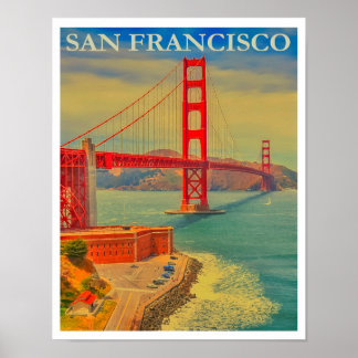 Vintage San Francisco Poster