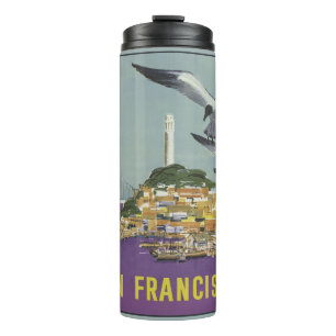 Vintage San Francisco USA custom name tumbler