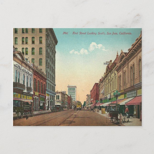 Vintage San Jose California Postcard (Front)