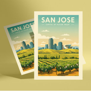 Vintage San Jose Postcard