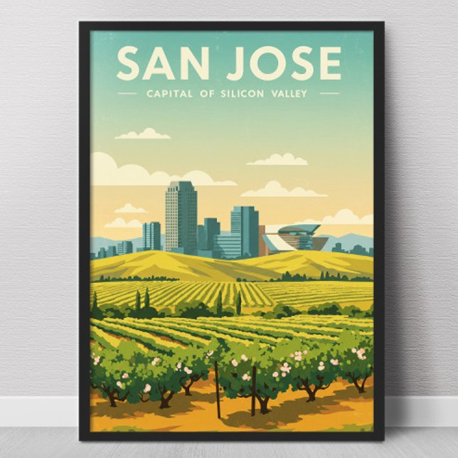 Vintage San Jose Poster (Creator Uploaded)