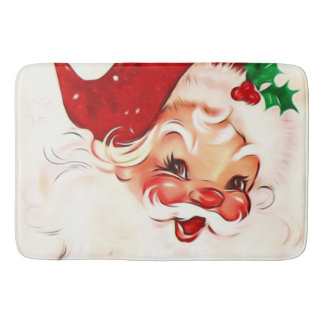 Vintage Santa 4 Bath Mat