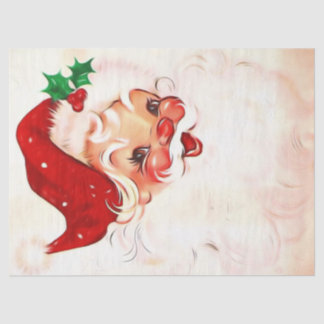Vintage Santa 4 Tissue Paper