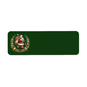Vintage Santa Address Labels