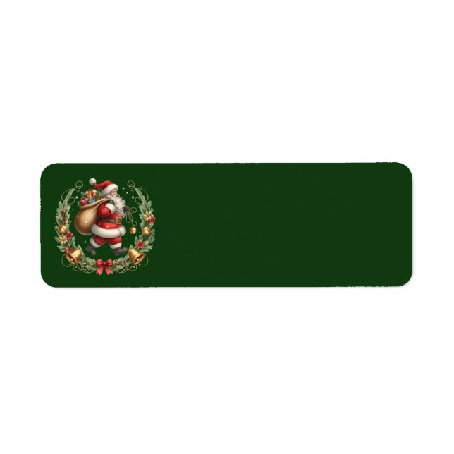 Vintage Santa Address Labels (Front)