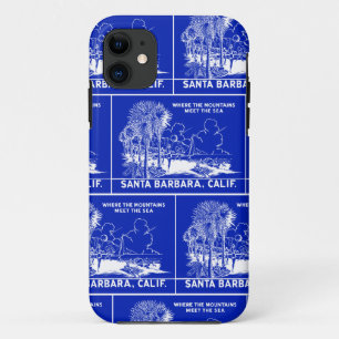 Vintage Santa Barabara California iPhone 11 Case