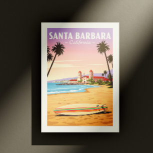 Vintage Santa Barbara California Postcard