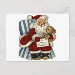Vintage Santa Christianity Holidays Christmas Holiday Postcard