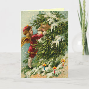 Vintage Santa Christmas Card