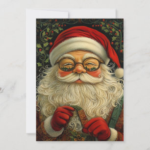 Vintage Santa Christmas Card