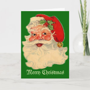 Vintage Santa Christmas Cards 1950's