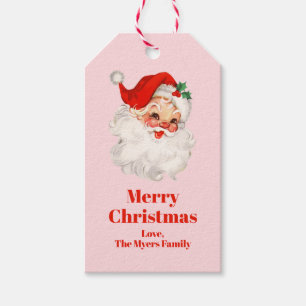 Vintage Santa Christmas Gift Tags