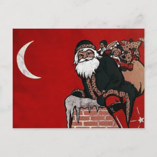 Vintage Santa Christmas Postcard