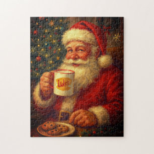 Vintage Santa Christmas Puzzle