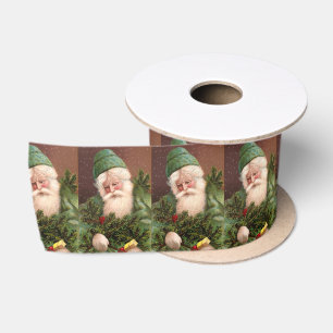 Vintage Santa Claus 10 Satin Ribbon