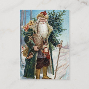 Vintage Santa Claus 6 Business Card