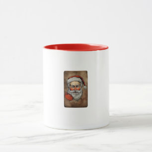 Vintage Santa Claus Art Mug