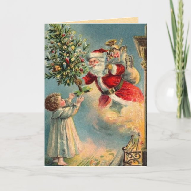 Vintage Santa Claus Card (Front)