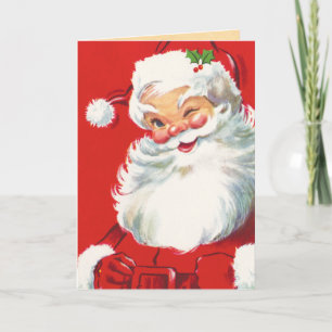 Vintage Santa Claus Christmas Card